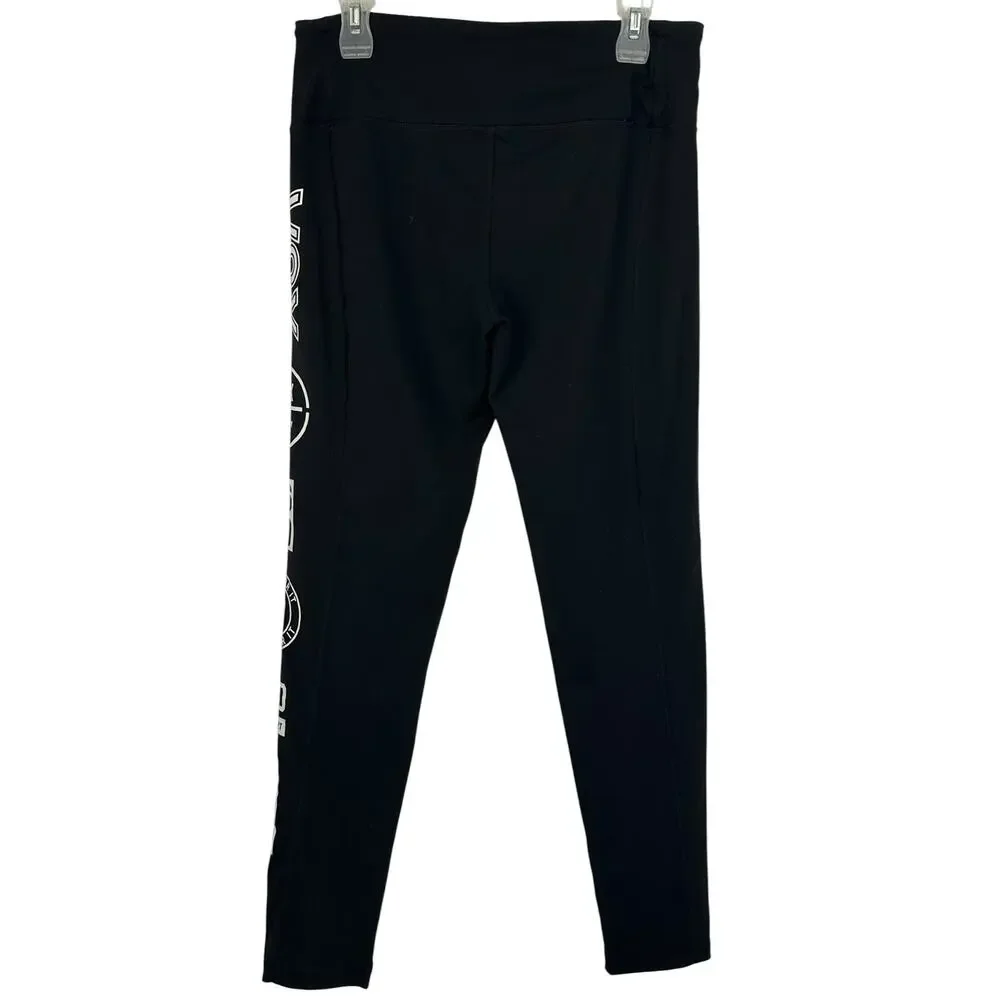 Victoria's Secret Sport VSX Knockout Logo Leggings Black Size L